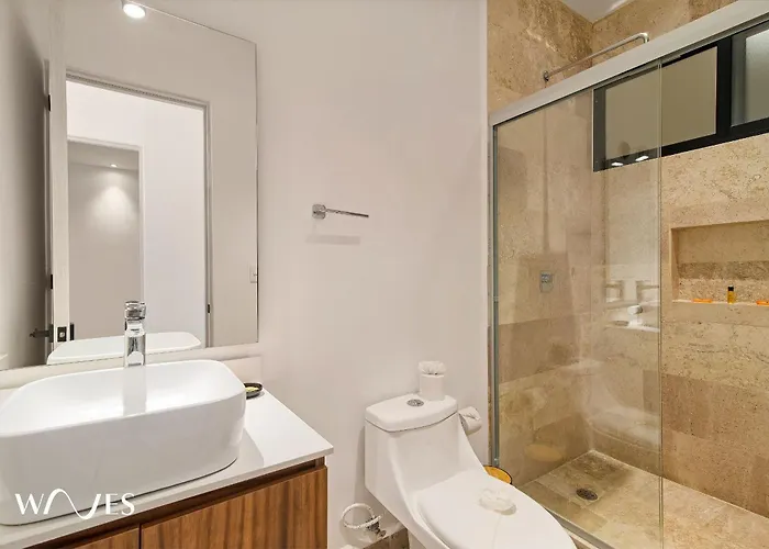 1 Rec. Aldea Zama con Increíble Rooftop Pool Casa de férias *